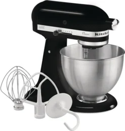 KitchenAid Classic Mixer 5K45SSEOB Onyx Zwart -Pannen- Kokers Winkel 1032280
