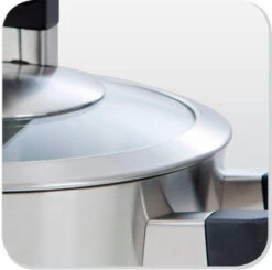 BK Conical Cool Glas Pannenset 5-delig + Koekenpan 24 Cm 19 BK Conical Cool Glas Pannenset 5-delig + Koekenpan 24 Cm -Pannen- Kokers Winkel 1107739