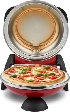 Ferrari Pizzaoven Delizia Rood -Pannen- Kokers Winkel 1129498
