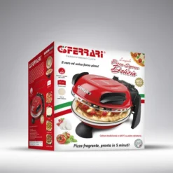 Ferrari Pizzaoven Delizia Rood -Pannen- Kokers Winkel 1129499