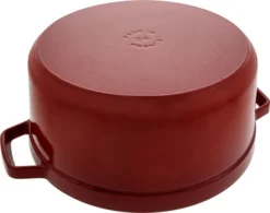 Staub Ronde Stoof-/Braadpan 26 Cm Kersenrood -Pannen- Kokers Winkel 1204590