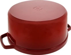 Staub Ronde Stoof-/Braadpan 28 Cm Kersenrood -Pannen- Kokers Winkel 1205560