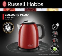 Russell Hobbs Colours Plus+ Mini Rood -Pannen- Kokers Winkel 1222915