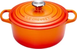 Le Creuset Signature Ronde Braadpan 24 Cm Oranjerood