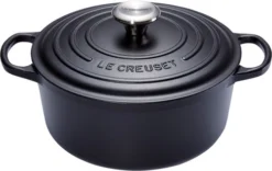 Le Creuset Signature Ronde Stoofpan 26 Cm Mat Zwart
