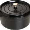 Staub Ronde Stoof-/Braadpan 24 Cm Zwart