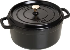 Staub Ronde Stoof-/Braadpan 24 Cm Zwart
