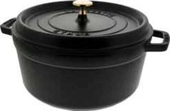 Staub Ronde Stoof-/Braadpan 26 Cm Zwart