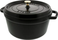 Staub Ronde Stoof-/Braadpan 28 Cm Zwart