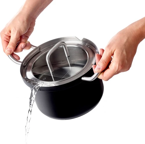 BK-Q-Linair Master Glas Zwart Pannenset 4-delig 13 BK-Q-Linair Master Glas Zwart Pannenset 4-delig - Afbeelding 13