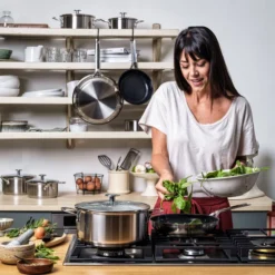 KitchenAid Stainless Steel Koekenpan 28 Cm -Pannen- Kokers Winkel 1503219