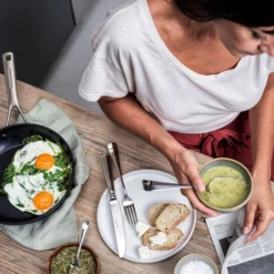 KitchenAid Forged Hardened Aluminium Koekenpannenset 20 + 24 + 28 Cm -Pannen- Kokers Winkel 1503590