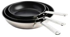 KitchenAid Stainless Steel Koekenpannenset 20 + 24 + 28 Cm