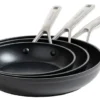 KitchenAid Forged Hardened Aluminium Koekenpannenset 20 + 24 + 28 Cm