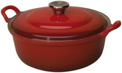 Le Creuset Faitout Braadpan 24 Cm Kersenrood -Pannen- Kokers Winkel 155938 1
