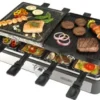 Bourgini Gourmette/Raclette/Stone Grill Plus - 8 Personen