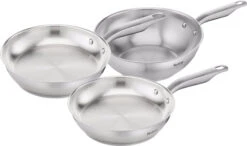 Tefal Virtuoso Koekenpannenset 24 + 28 Cm + Wokpan 28 Cm