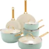 GreenPan Padova Mint Green Pannenset 6-delig