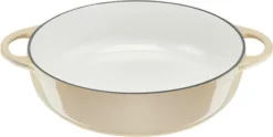 Tefal LOV Lage Braadpan 28 Cm Beige -Pannen- Kokers Winkel 1804477