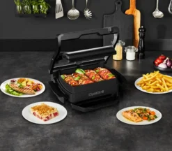 Tefal OptiGrill+ GC7148 + Snacking & Baking Accessoire -Pannen- Kokers Winkel 1821707
