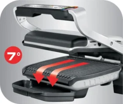 Tefal OptiGrill+ GC716D + Wafelaccessoire -Pannen- Kokers Winkel 1821770