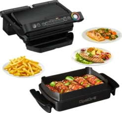 Tefal OptiGrill+ GC7148 + Snacking & Baking Accessoire -Pannen- Kokers Winkel 1822049