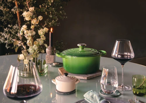 Le Creuset Signature Ronde Braadpan 24 Cm Bamboo Green 5 Le Creuset Signature Ronde Braadpan 24 Cm Bamboo Green - Afbeelding 5