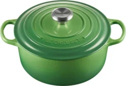 Le Creuset Signature Ronde Braadpan 24 Cm Bamboo Green 7 Le Creuset Signature Ronde Braadpan 24 Cm Bamboo Green -Pannen- Kokers Winkel 1825039