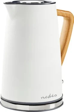 Nedis KAWK510EWT Wit 1,7 Liter -Pannen- Kokers Winkel 1838117