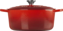 Le Creuset Signature Ronde Braadpan 28 Cm Kersenrood -Pannen- Kokers Winkel 1847740