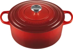 Le Creuset Signature Ronde Braadpan 28 Cm Kersenrood -Pannen- Kokers Winkel 1847743