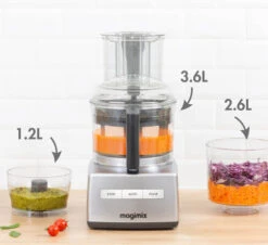 Magimix CS 5200 XL Premium Mat Chroom -Pannen- Kokers Winkel 1878587