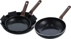 BK Simply Ceramic Keramische Koekenpannenset 24 + 28 Cm + Wokpan 28 Cm