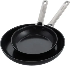 GreenPan Padova Koekenpannenset 20 + 28 Cm Reserve Black