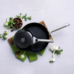 GreenPan Padova Koekenpannenset 20 + 28 Cm Reserve Black -Pannen- Kokers Winkel 1924077