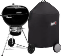 Weber Master Touch Premium SE E-5775 Zwart + Sear Grate + Hoes
