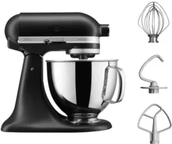KitchenAid Artisan Mixer 5KSM125EBM Mat Zwart