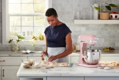 KitchenAid Artisan Bowl-Lift 5KSM70SHXEDR Zijderoze -Pannen- Kokers Winkel 1977074