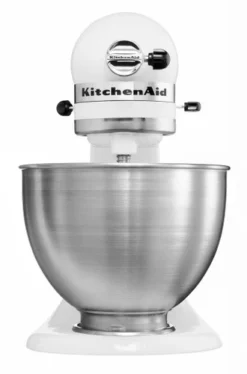 KitchenAid Classic Mixer 5K45SSEWH Wit -Pannen- Kokers Winkel 411403
