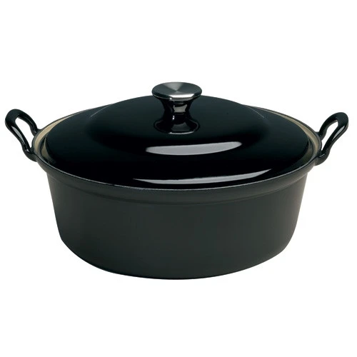 Le Creuset Faitout Braadpan 24 Cm Ebbenzwart 2 Le Creuset Faitout Braadpan 24 Cm Ebbenzwart - Afbeelding 2