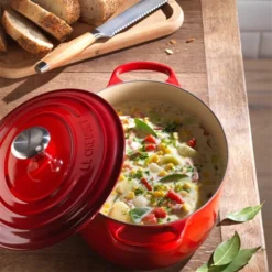 Le Creuset Signature Ovale Braadpan 31 Cm Kersenrood -Pannen- Kokers Winkel 430803