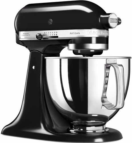 KitchenAid Artisan Mixer 5KSM125 Onyx Zwart + Pastaroller En -snijderset (3-delig) 4 KitchenAid Artisan Mixer 5KSM125 Onyx Zwart + Pastaroller En -snijderset (3-delig) - Afbeelding 4