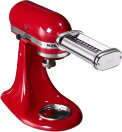 KitchenAid Artisan Mixer 5KSM125 Contourzilver + Pastaroller En -snijderset (3-delig) -Pannen- Kokers Winkel 565124 1