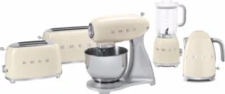 SMEG KLF03CREU Creme -Pannen- Kokers Winkel 815084