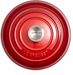 Le Creuset Signature Ronde Braadpan 26 Cm Kersenrood -Pannen- Kokers Winkel 899976