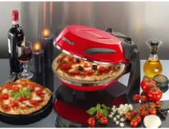 Ferrari Pizzaoven Delizia Rood -Pannen- Kokers Winkel 938017