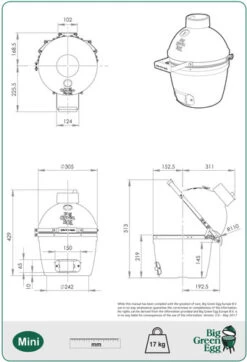 Big Green Egg Mini -Pannen- Kokers Winkel 988884 1
